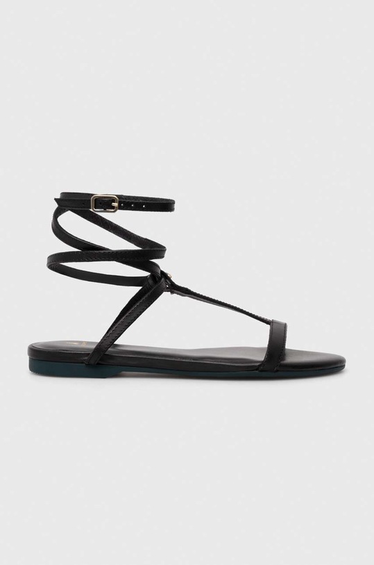 Patrizia Pepe bőr szandál 2X0017.L048.K103 fekete SS24