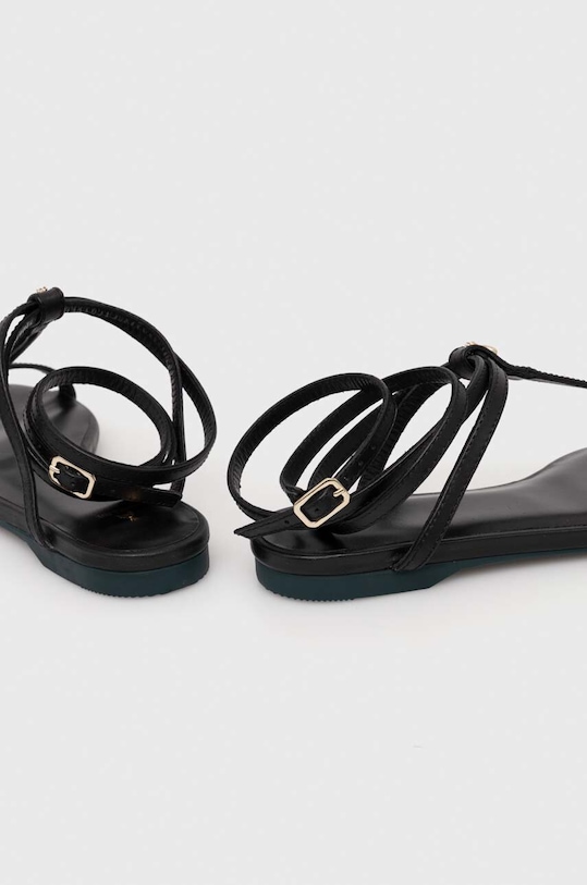 Patrizia Pepe bőr szandál 2X0017.L048.K103 fekete
