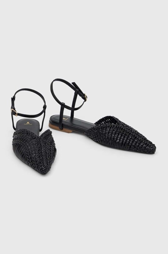 Patrizia Pepe balerini de piele 2Z0013.L109.K103 negru SS24