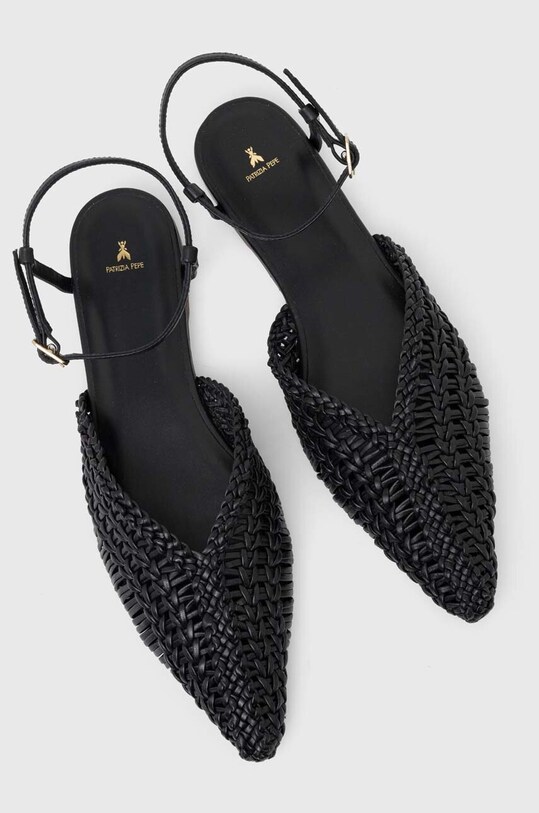 Patrizia Pepe balerini de piele 2Z0013.L109.K103 negru