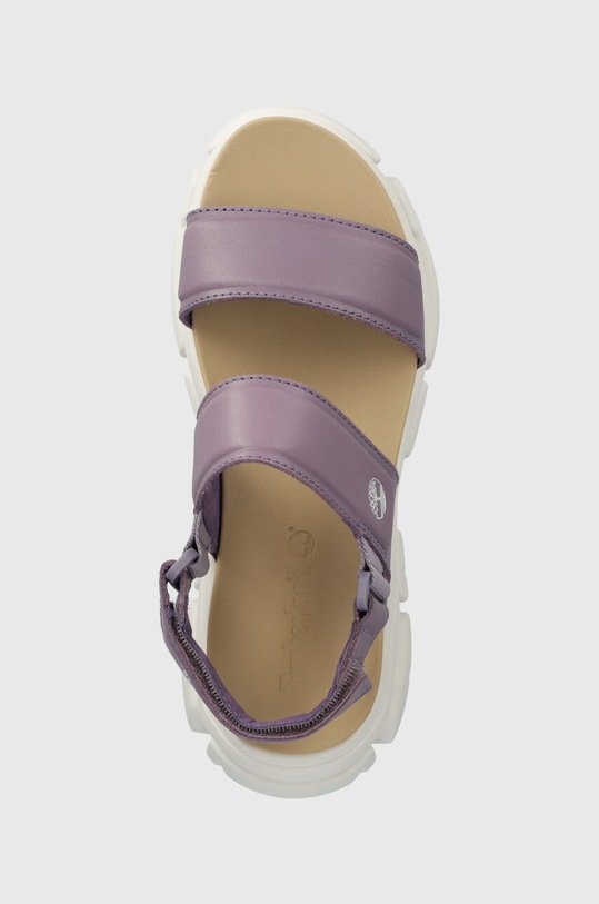 Timberland sandały skórzane Adley Way Sandal fioletowy TB0A2M79EAJ1