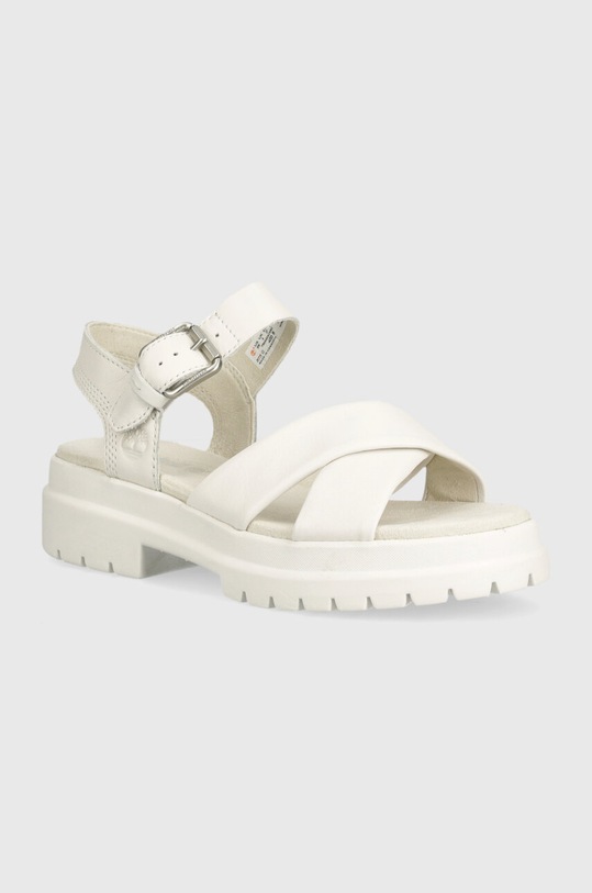 Kožne sandale Timberland London Vibe ostalo bijela TB0A62ACEM21