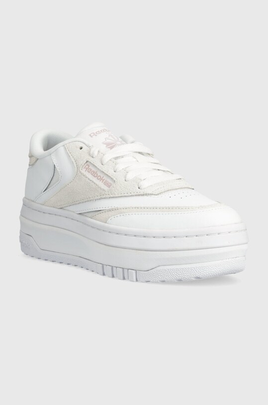 Reebok Classic sneakersy skórzane CLUB C 100074261 biały SS24