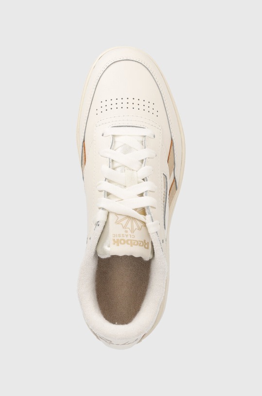 Kožené tenisky Reebok Classic Club C béžová 100074268