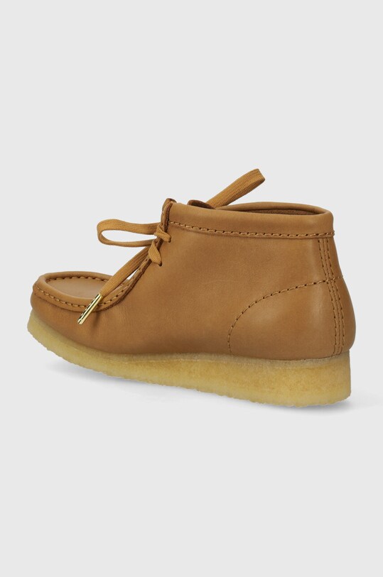 Obuwie Clarks Originals półbuty skórzane Wallabee Boot 26175840 brązowy