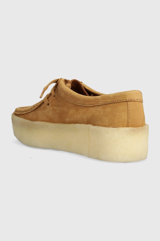 Обувки Мокасини от набук Clarks Originals Wallabee Cup 26176566 кафяв