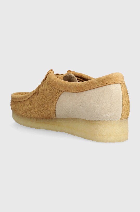 Παπούτσια Μοκασίνια σουέτ Clarks Originals Wallabee 26176524 καφέ