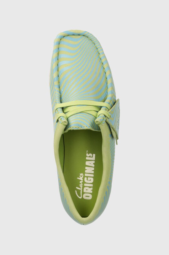 Clarks Originals pantofi de piele Wallabee albastru 26175834