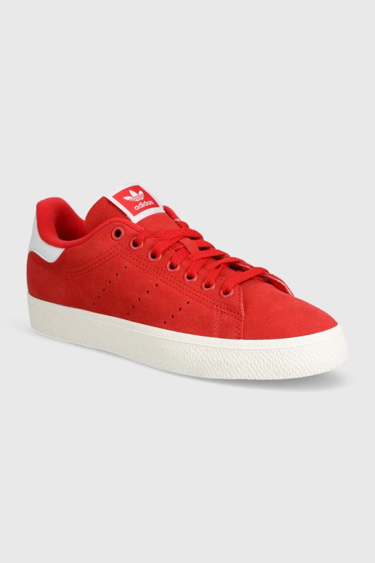 Tenisky adidas Originals Stan Smith CS W semišová koža červená IE0446