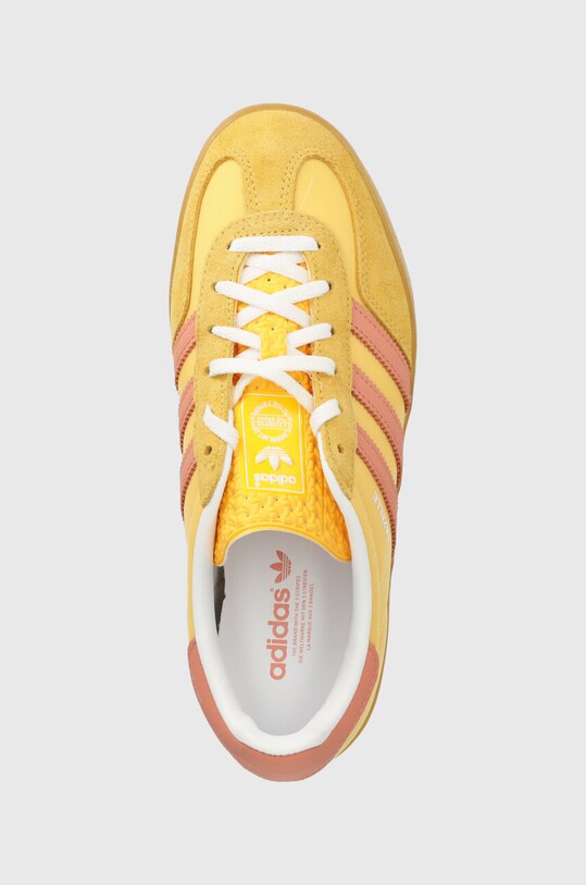 Маратонки adidas Originals Gazelle Indoor W жълт IE2959