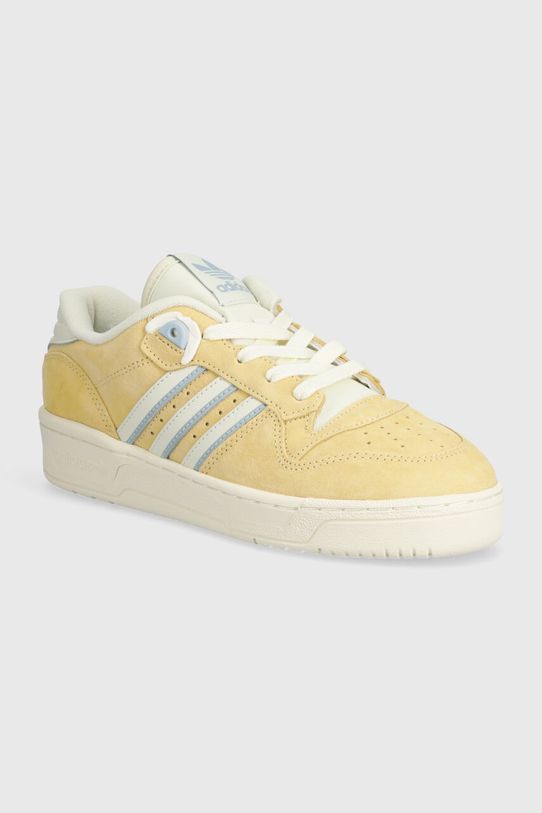 adidas Originals sneakersy zamszowe Rivalry Low W płaska beżowy IF6257
