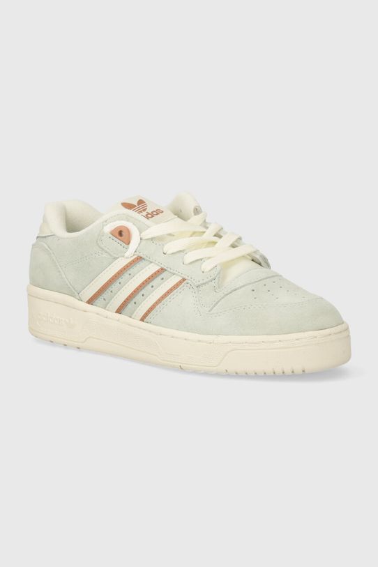 Tenisice od brušene kože adidas Originals Rivalry Low W zrnata koža siva IF6258
