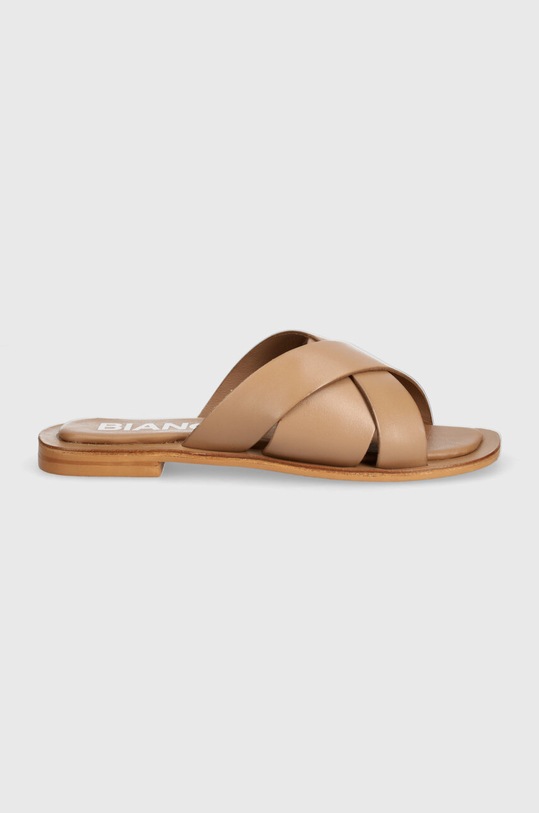 Bianco infradito in pelle BIAJUDY 11201131 beige SS24