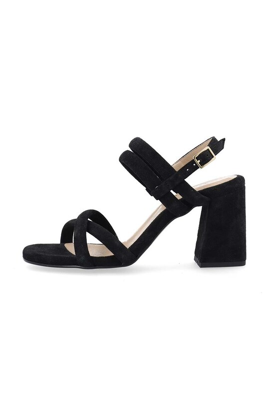 Bianco sandale din piele intoarsa BIACHARLENE gros negru 2050774