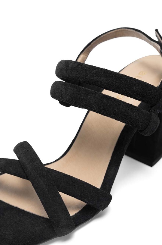 Bianco sandali in camoscio BIACHARLENE nero 2050774