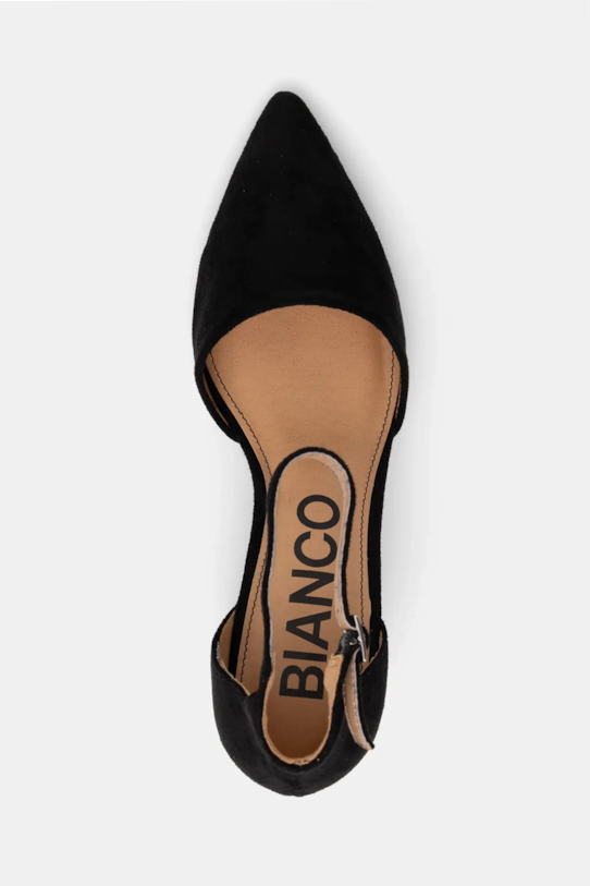 Bianco czółenka zamszowe BIADEVIVED czarny 2450105