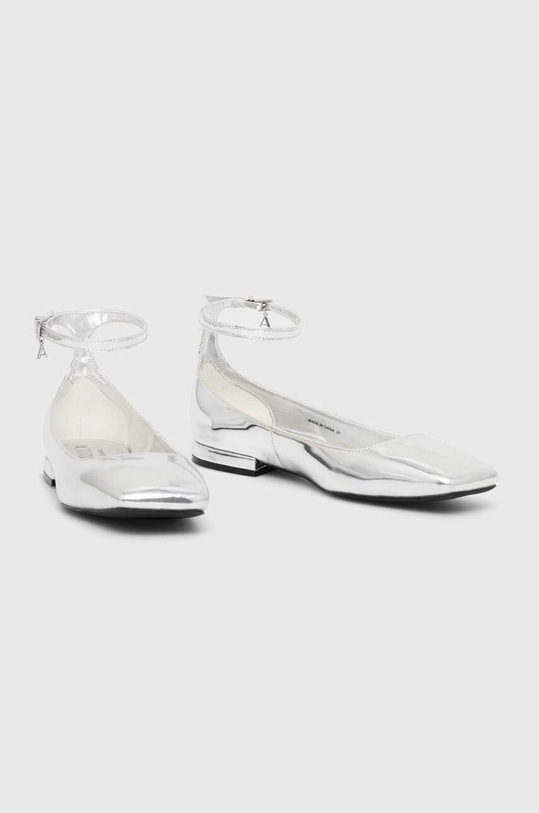 Twinset ballerine 241ACT060.00995 argento SS24