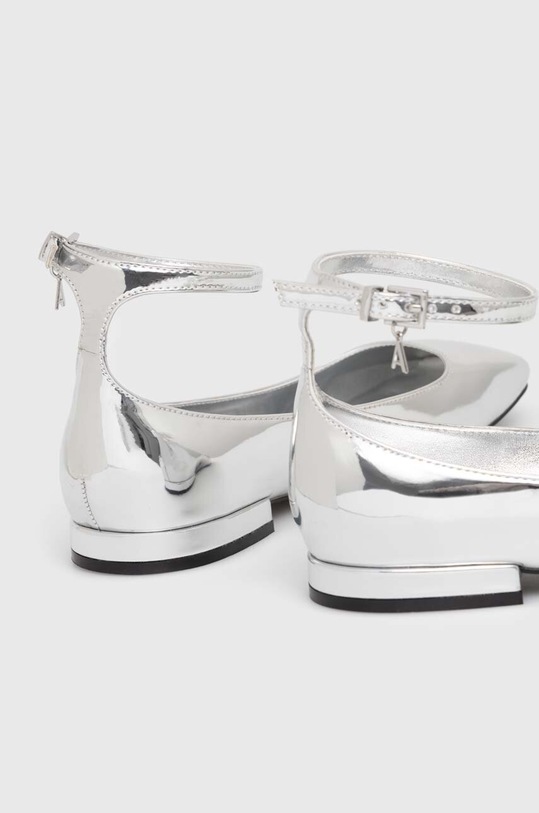 Twinset ballerine argento 241ACT060.00995