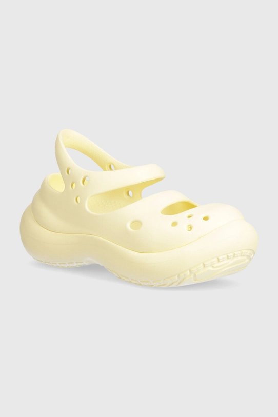 Сандалии Crocs Phaedra платформа бежевый 209560.76O