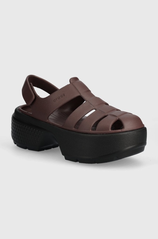 Σανδάλια Crocs Stomp Fisherman Sandal 5-8 cm καφέ 209938.2ZH