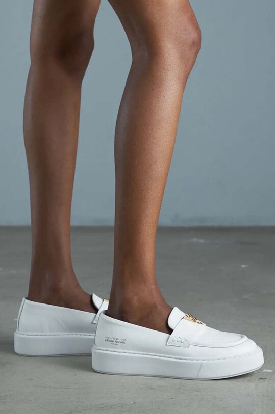 Vanda Novak mocasini de piele Kayla Kayla.White