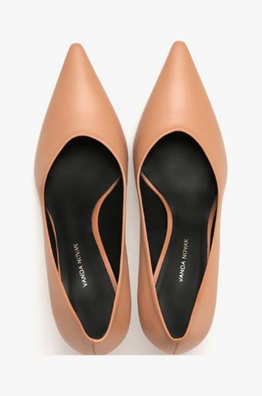 Δερμάτινες γόβες Vanda Novak Pola μπεζ Pola.Dark.nude