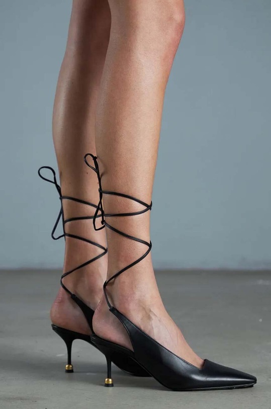 Vanda Novak czółenka skórzane Emily Emily.Deep.Black czarny