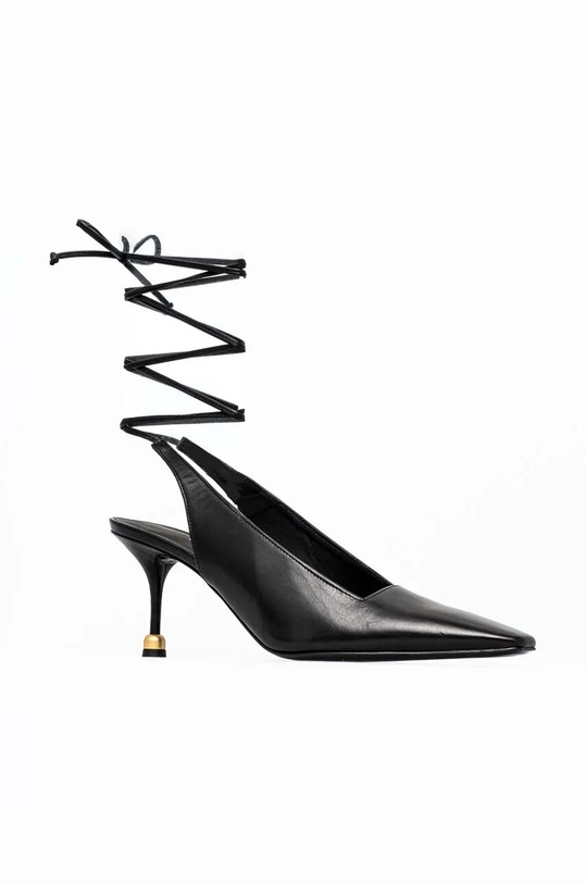 Vanda Novak czółenka skórzane Emily Emily.Deep.Black czarny SS24