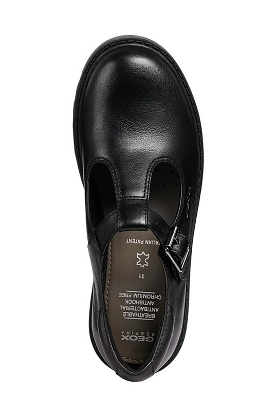 Geox pantofi de piele CASEY J8420E.00043.C9999 negru