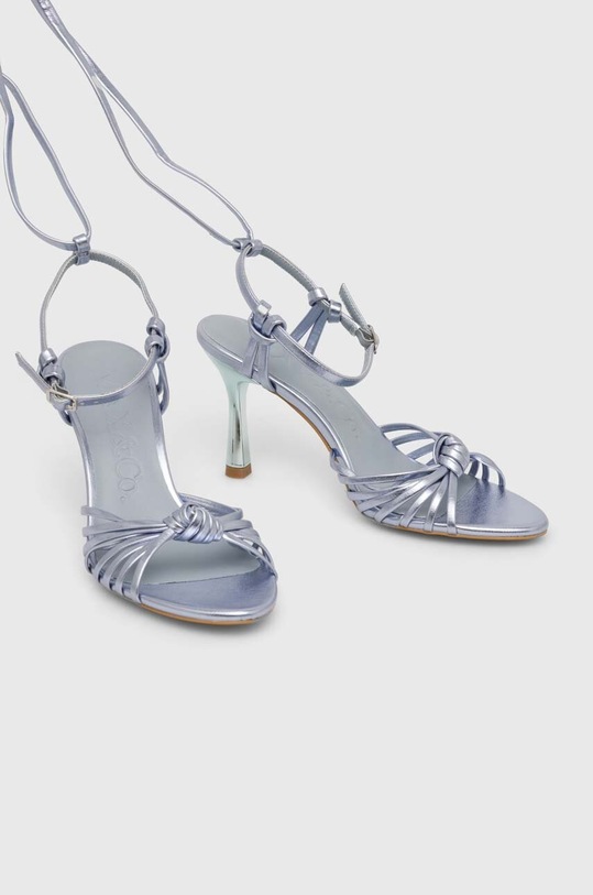 Obuwie MAX&Co. sandały 2416521017200 srebrny