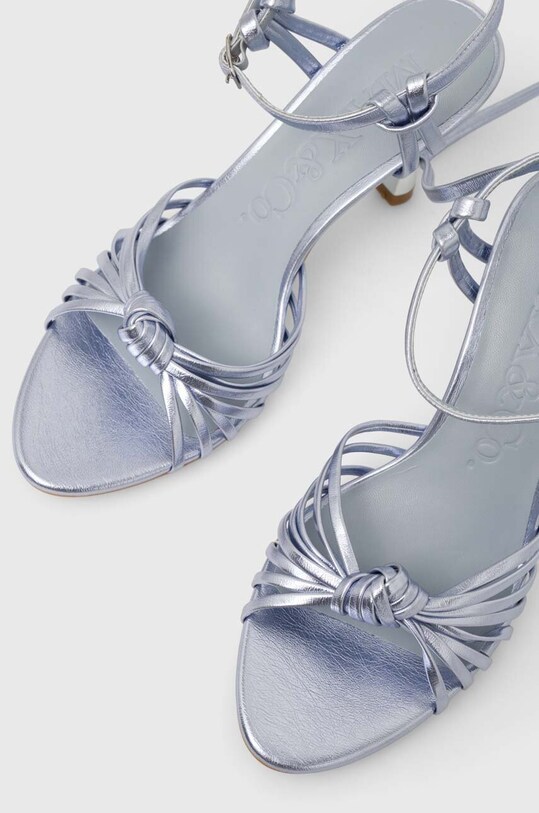 MAX&Co. sandały 2416521017200 srebrny