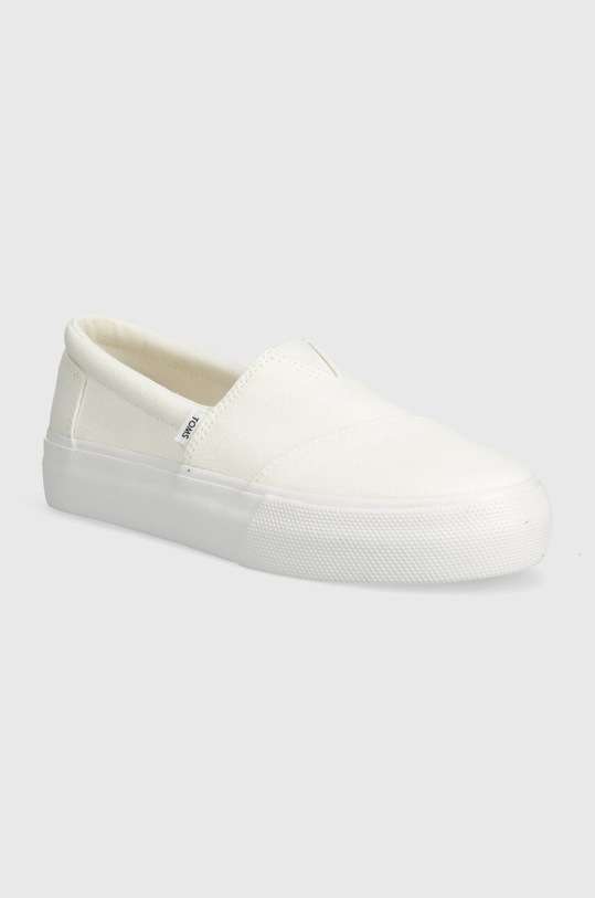 Toms scarpe da ginnastica Alp Fenix Platform Slip On slip on bianco 10019805