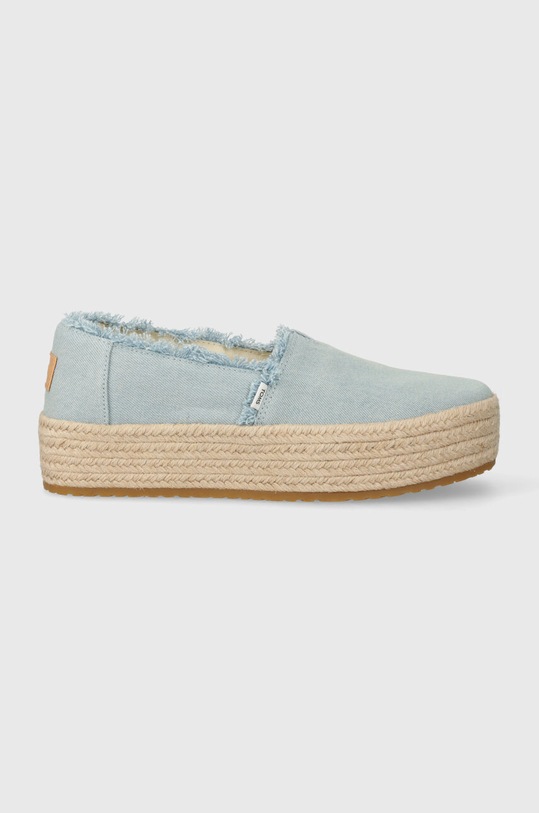 Toms espadrile Valencia 10019798 albastru SS24
