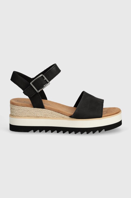 Toms sandale din piele intoarsa Diana 10019743 negru SS24