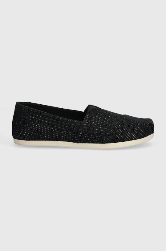 Toms espadrile Alpargata 10020665 negru SS25