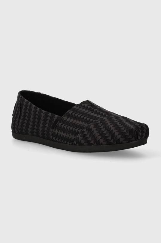 Espadrilky Toms Alpargata textilný čierna 10020680