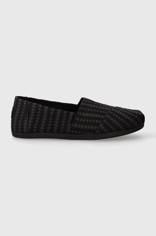 Espadrilky Toms Alpargata 10020680 čierna SS24