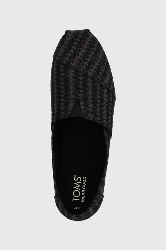 Espadrilky Toms Alpargata čierna 10020680