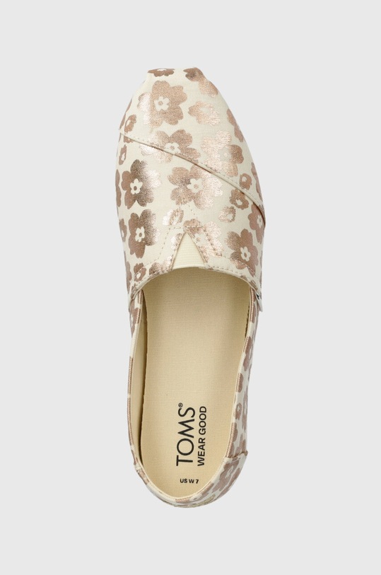 Toms espadrile Alpargata bej 10020668