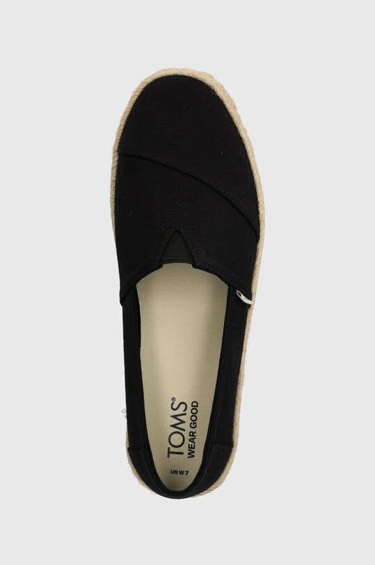 Εσπαντρίγιες Toms Alpargata Rope 2.0 μαύρο 10020687
