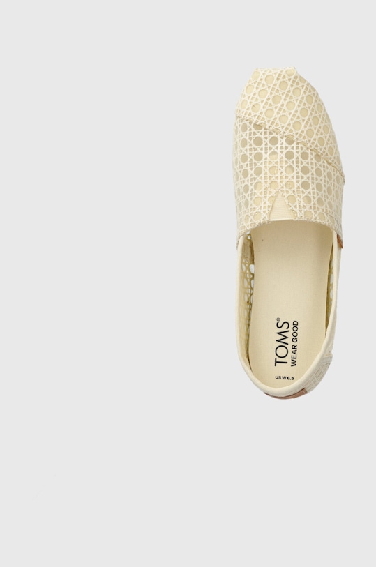 Toms espadrile Alpargata bej 10020662
