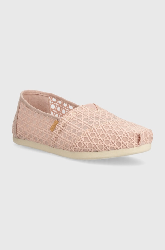 Кеды Toms Alpargata плоская розовый 10020659