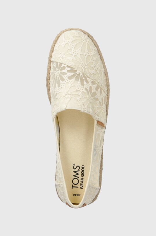 Еспадрили Toms Alpargata Rope 2.0 бежов 10020685