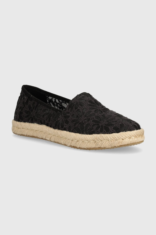Toms espadryle Alpargata Rope 2.0 tekstylny czarny 10020684