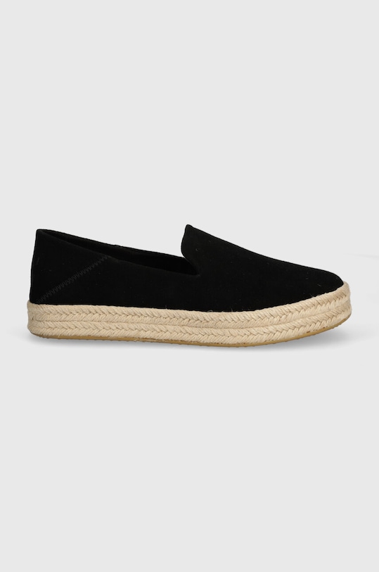 Toms espadrile Carolina 10020690 negru SS24