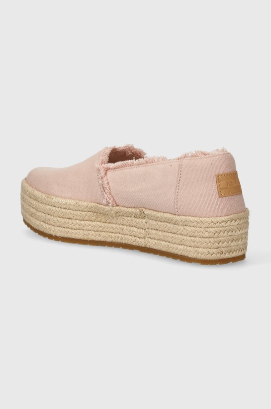 Παπούτσια Εσπαντρίγιες Toms Valencia 10020698 ροζ