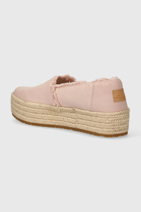 Obuwie Toms espadryle Valencia 10020698 różowy