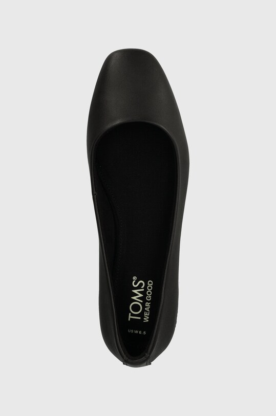 Toms baleriny skórzane Briella czarny 10020813