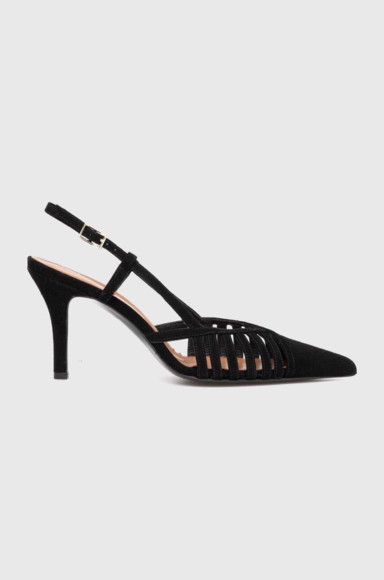 Jonak tocuri din piele intoarsa DINKY calcai expus negru 3400162