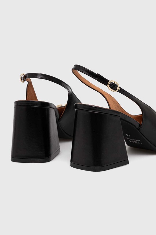 Obuwie Jonak czółenka skórzane DOUBLE 3400187 czarny